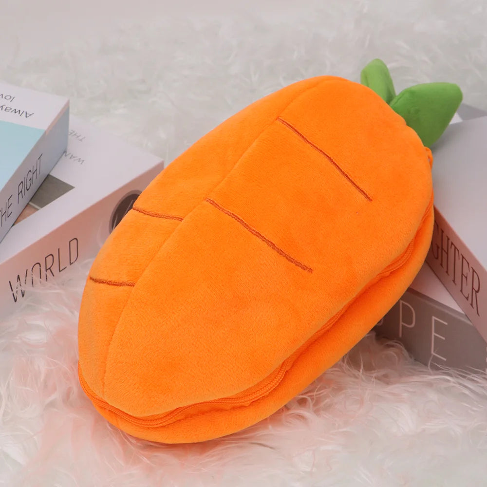 Carrot Rabbit Plush Toys,Soft Bunny Cartoon Stuff Animals for Boys Girls Birthday Gift,7.2"