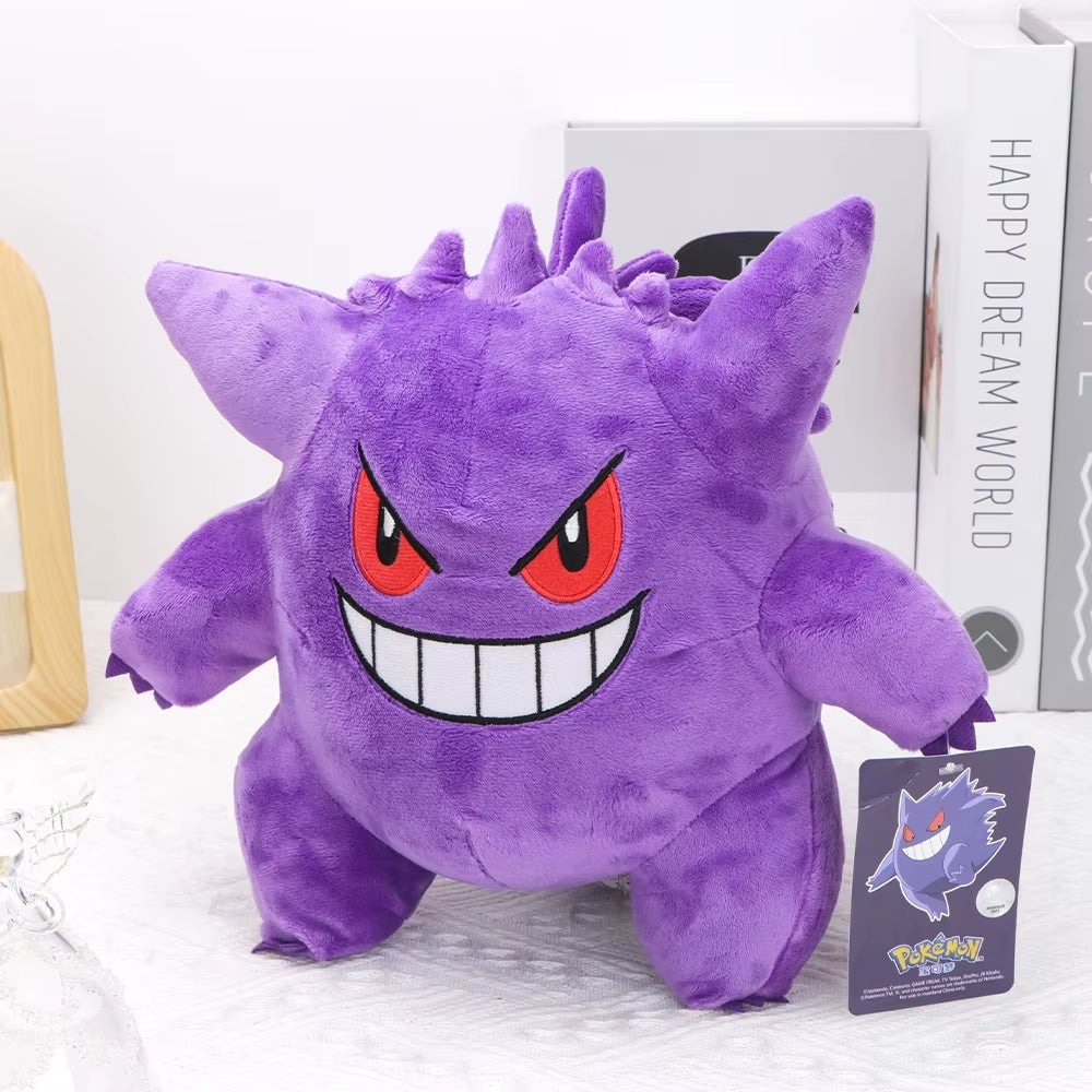 Gengar Doll Soft Plush Toy Stuffed Animal Collectible Soft Plushies Cute Cartoon Character Toy Great All Star Collection Gifts
