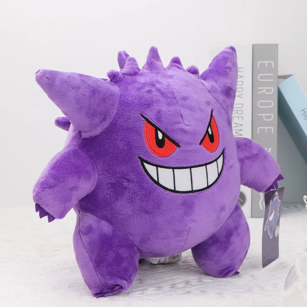 Gengar Doll Soft Plush Toy Stuffed Animal Collectible Soft Plushies Cute Cartoon Character Toy Great All Star Collection Gifts