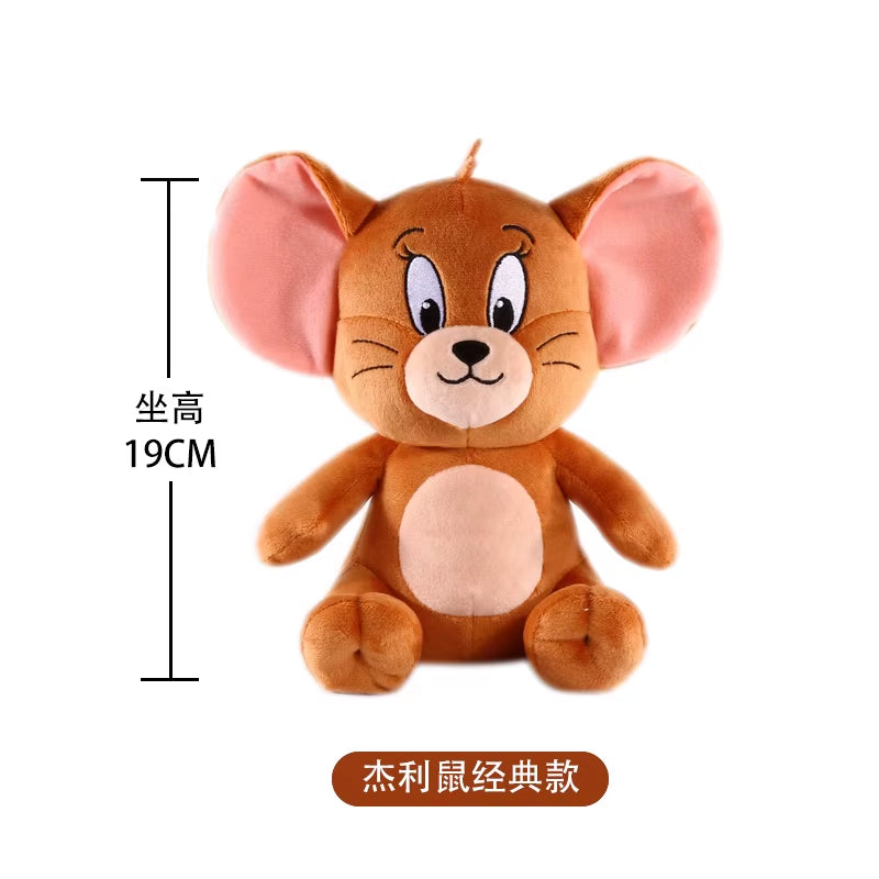 Anime Tom and Jerry Plush Toy Cartoon Movie Figures Cat Mouse Cute Plushies Stuffed Animal Doll Toys for Kids Gift Free Shipping