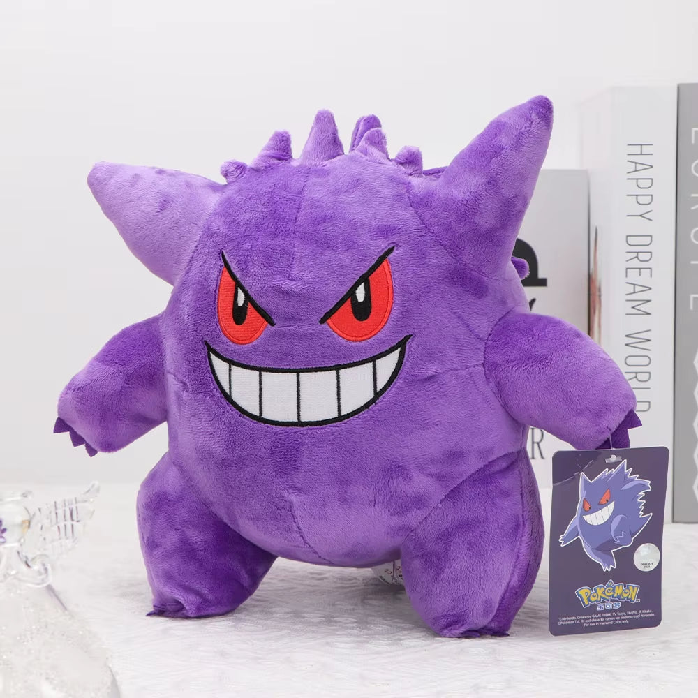 Gengar Doll Soft Plush Toy Stuffed Animal Collectible Soft Plushies Cute Cartoon Character Toy Great All Star Collection Gifts