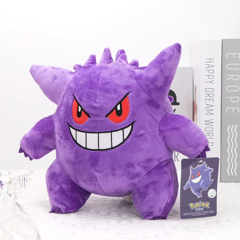 Gengar Doll Soft Plush Toy Stuffed Animal Collectible Soft Plushies Cute Cartoon Character Toy Great All Star Collection Gifts
